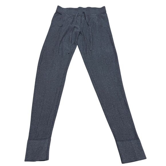Victoria Secret Women's Gray Knitted Lounge Pants Drawstring Pockets, Size S/P - Picture 1 of 9
